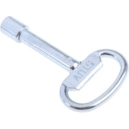 1 pcs - Steinbach & Vollman 1-way Control Cabinet Key, Triangle 8mm Capacity
