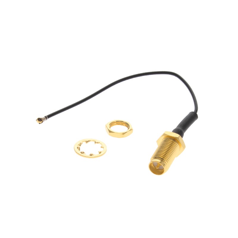 1 pcs : 2016695-2 - CBL ASSY RPSMA-MHF4 JK-PL 3.937'