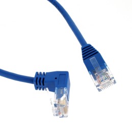 1 pcs : N204-S01-BL-DN - DOWN-ANGLE CAT6 GIGABIT MOLDED S