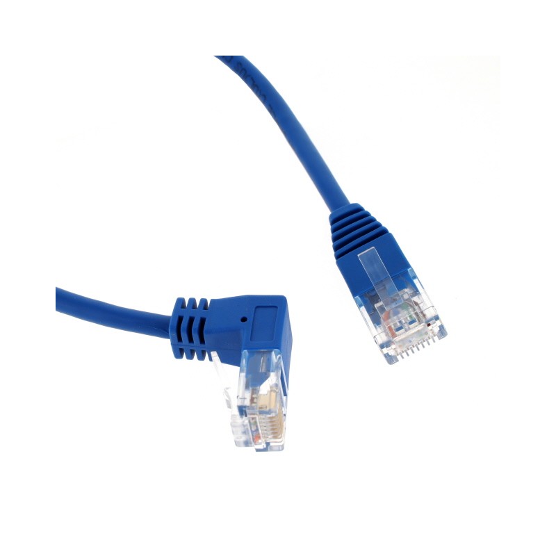 1 pcs : N204-S01-BL-DN - DOWN-ANGLE CAT6 GIGABIT MOLDED S