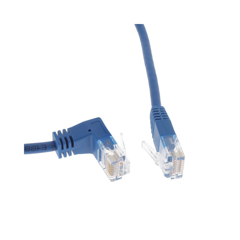 1 pcs : N204-S01-BL-UP - UP-ANGLE CAT6 GIGABIT MOLDED SLI
