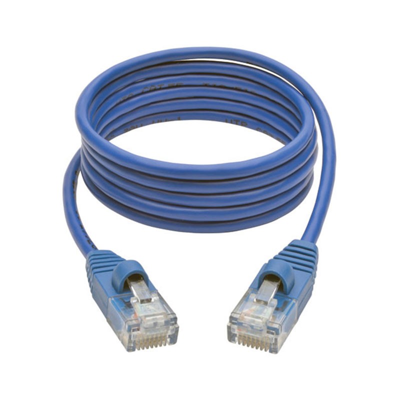 1 pcs : N001-S04-BL - CABLE MOD 8P8C PLUG TO PLUG 4'