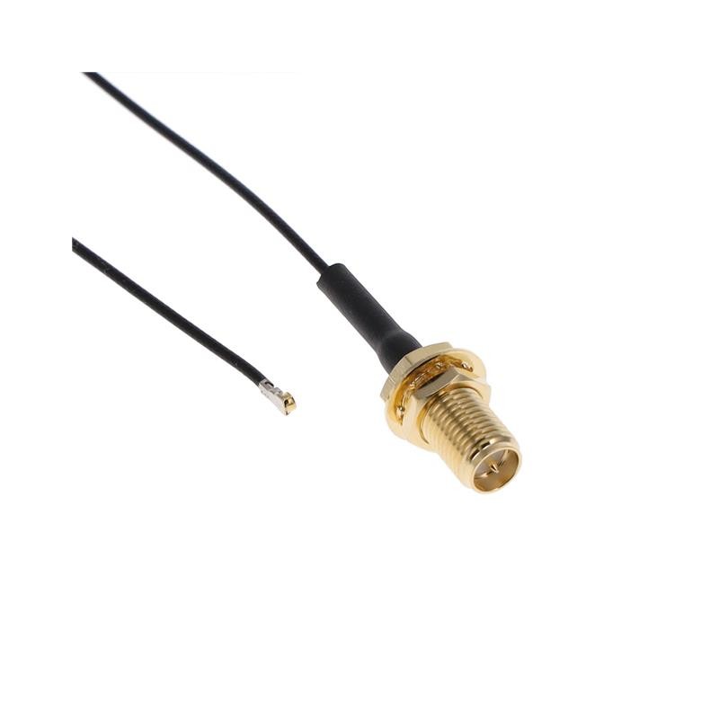 1 pcs : 2016695-4 - CBL ASSY RPSMA-MHF4 JK-PL 7.874'