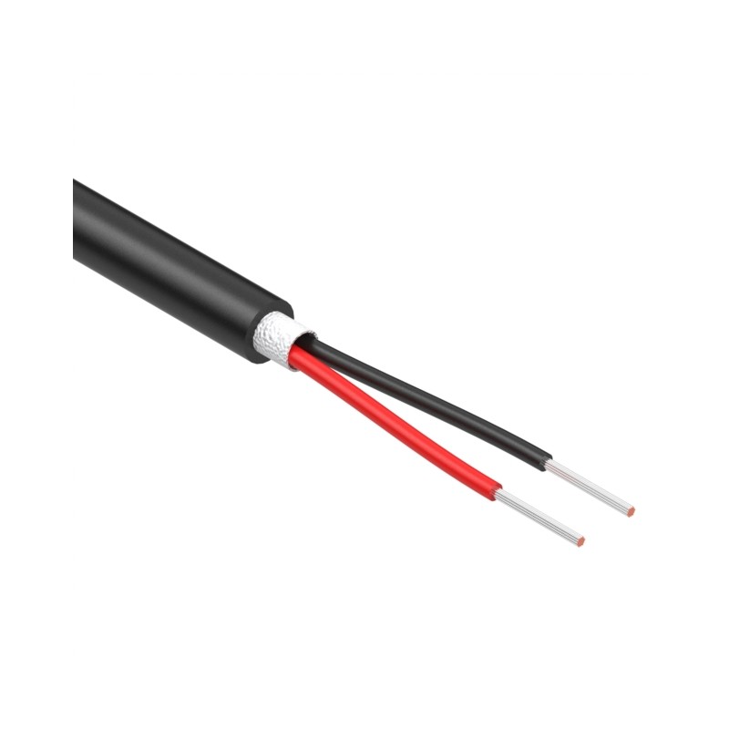 1 pcs : 30-01978 - CABLE 2COND 26AWG BLACK 1M