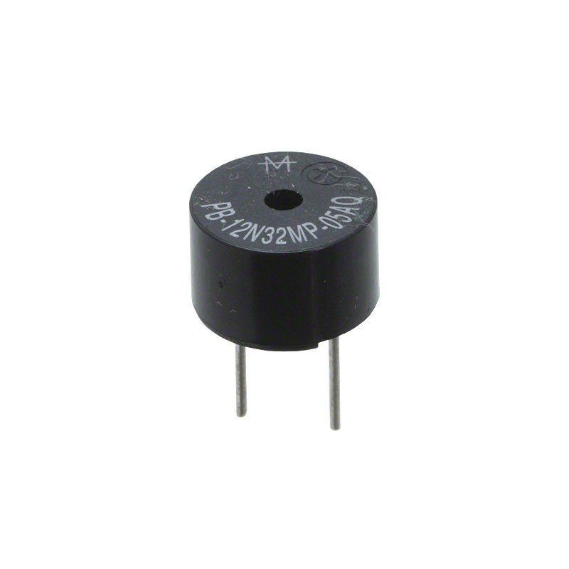 1 pcs : PB-12N32MP-05AQ - Buzzers Indicator, Internally Driven Magnetic 5 V 50mA 3.2kHz 85dB @ 5V, 10cm Through Hole PC Pins