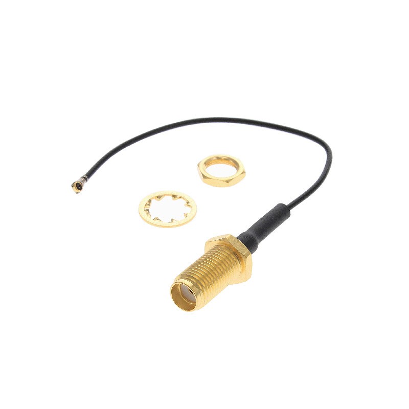 1 pcs : 2016682-4 - CBL ASSY U.FL-SMA JCK-PLG 7.874'