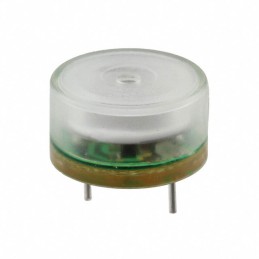 1 pcs : PK-12N40PEDBQ - Buzzers Indicator, Internally Driven Piezo 12 V 12mA 4.1kHz 83dB @ 12V, 10cm Through Hole PC Pins