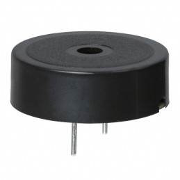 1 pcs : PK-27N36PSQ - Buzzers Indicator, Internally Driven Piezo 12 V 15mA 3.5kHz 90dB @ 12V, 30cm Through Hole PC Pins