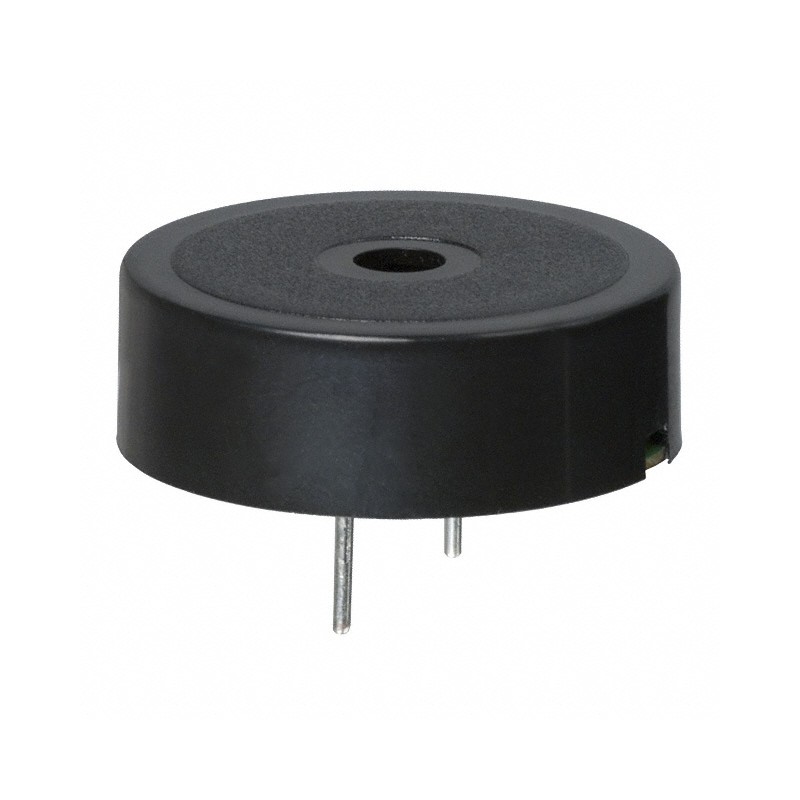 1 pcs : PK-27N36PSQ - Buzzers Indicator, Internally Driven Piezo 12 V 15mA 3.5kHz 90dB @ 12V, 30cm Through Hole PC Pins
