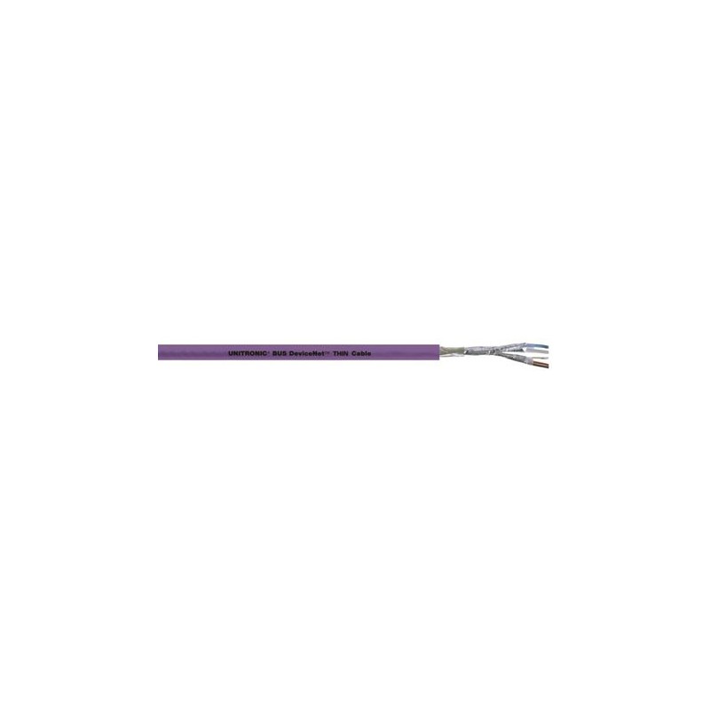 1 Reel of 100 M - Lapp UNITRONIC BUS DN Data Cable, 4 Cores, 0.86 mm², Screened, 100m, Purple PVC Sheath, 18 AWG