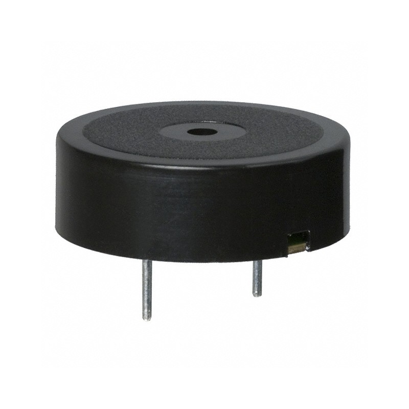 1 pcs : PK-27N26PSQ - Buzzers Indicator, Internally Driven Piezo 12 V 15mA 2.5kHz 90dB @ 12V, 30cm Through Hole PC Pins