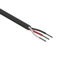 1 pcs : 30-00365 - CABLE 3COND 18AWG BLACK 1M