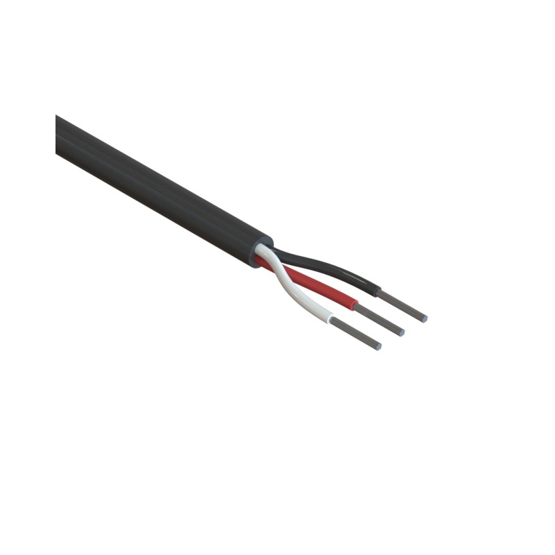 1 pcs : 30-00365 - CABLE 3COND 18AWG BLACK 1M