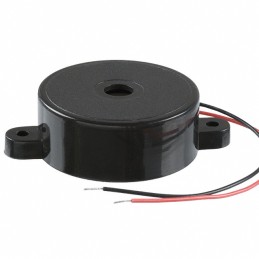 1 pcs : PS-562Q - Buzzers Indicator, Internally Driven Piezo 12 V 40mA 2.5kHz 100dB @ 12V, 100cm Panel Mount, Flange Wire Leads