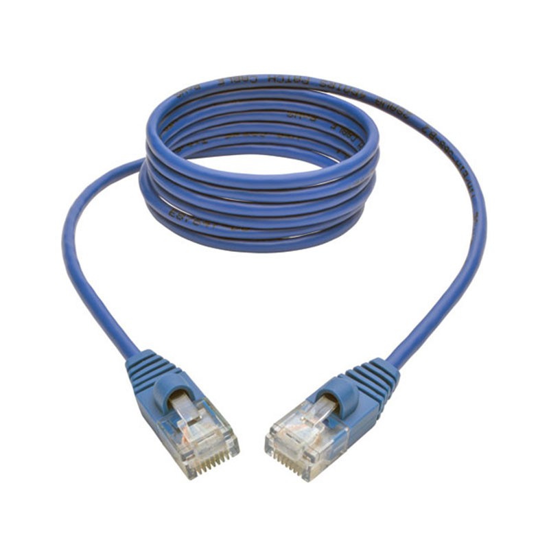 1 pcs : N001-S05-BL - CABLE MOD 8P8C PLUG TO PLUG 5'