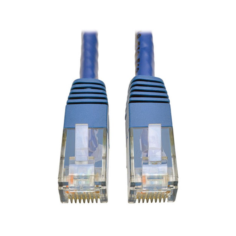 1 pcs : N200-002-BL - CABLE MOD 8P8C PLUG TO PLUG 2'