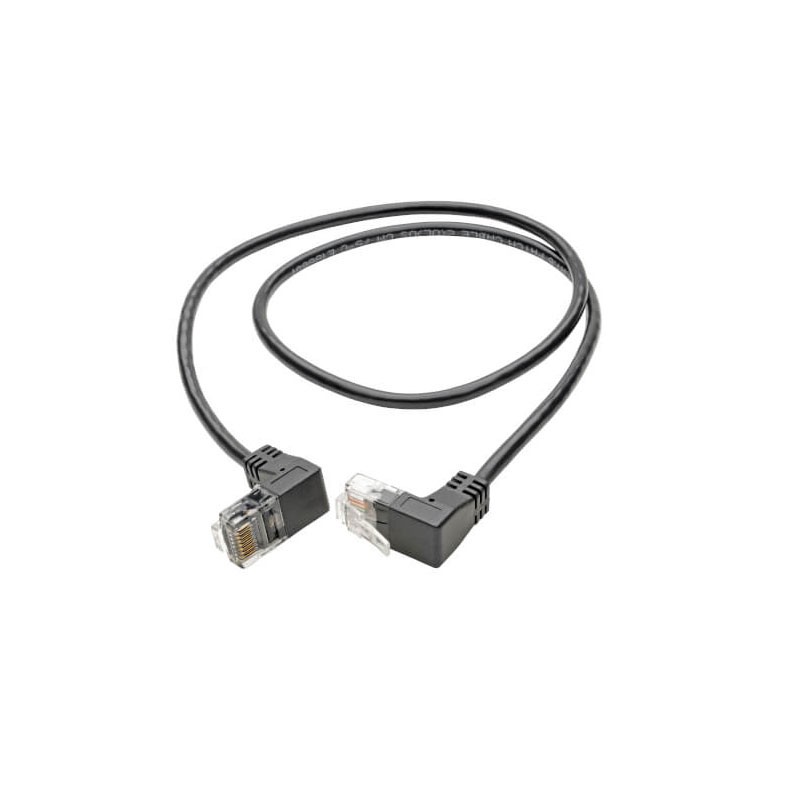1 pcs : N201-SR1-BK - CABLE MOD 8P8C R/A PLUG-PLUG 1'