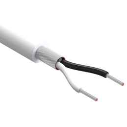 1 pcs : 30-00657 - CABLE 2COND 26AWG WHITE SHLD 1M