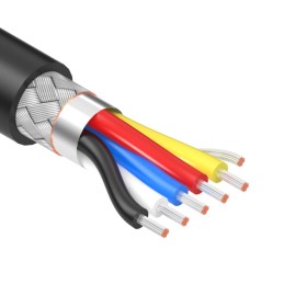 1 pcs : 30-01589 - CABLE 5COND 28AWG BLACK SHLD 1M