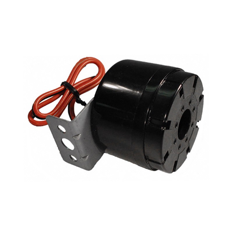1 pcs : PS-551Q - Buzzers Indicator, Internally Driven Piezo 12 V 200mA 2.8kHz 105dB @ 12V, 100cm Bracket Mount Wire Leads