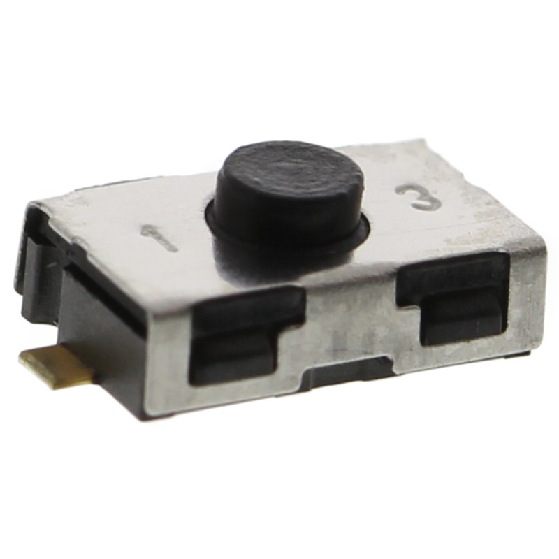 10 pcs - IP50 Black Button Tactile Switch, SPST 10 mA @ 32 V dc 0.8mm Surface Mount
