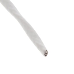 1 pcs : 55A1121-22-0/9-9 - CABLE 2CON 22AWG WHT SHLD FEET
