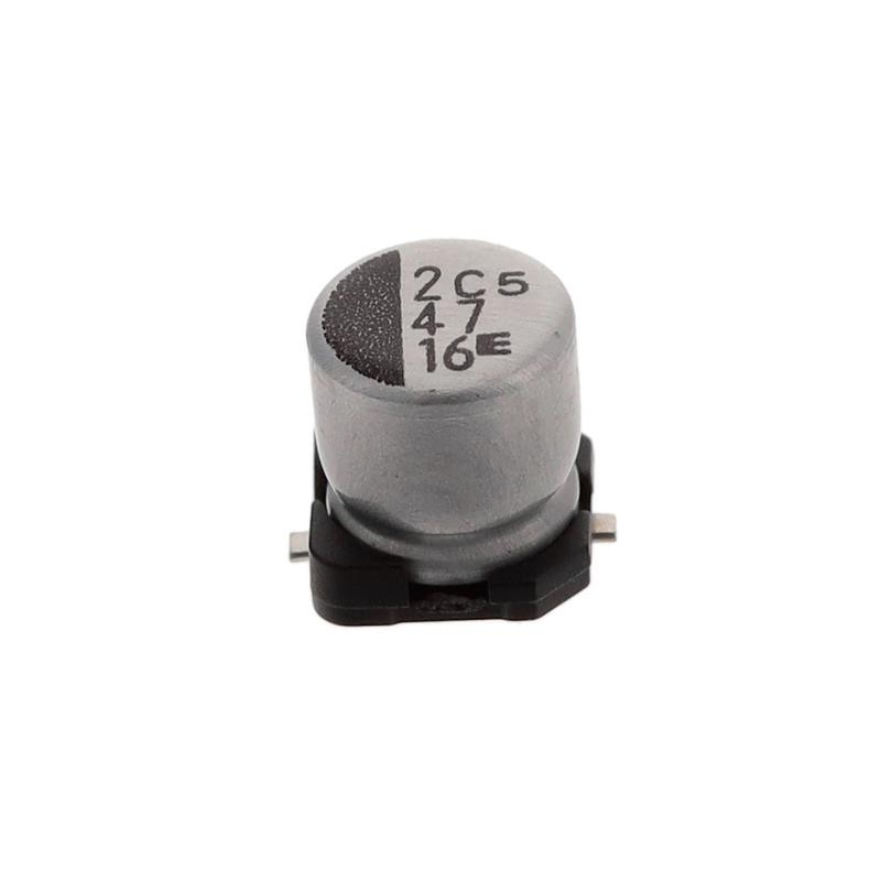 1 pcs : RV5-16V470ME55U-R2 - CAP ALUM 47UF 20% 16V SMD