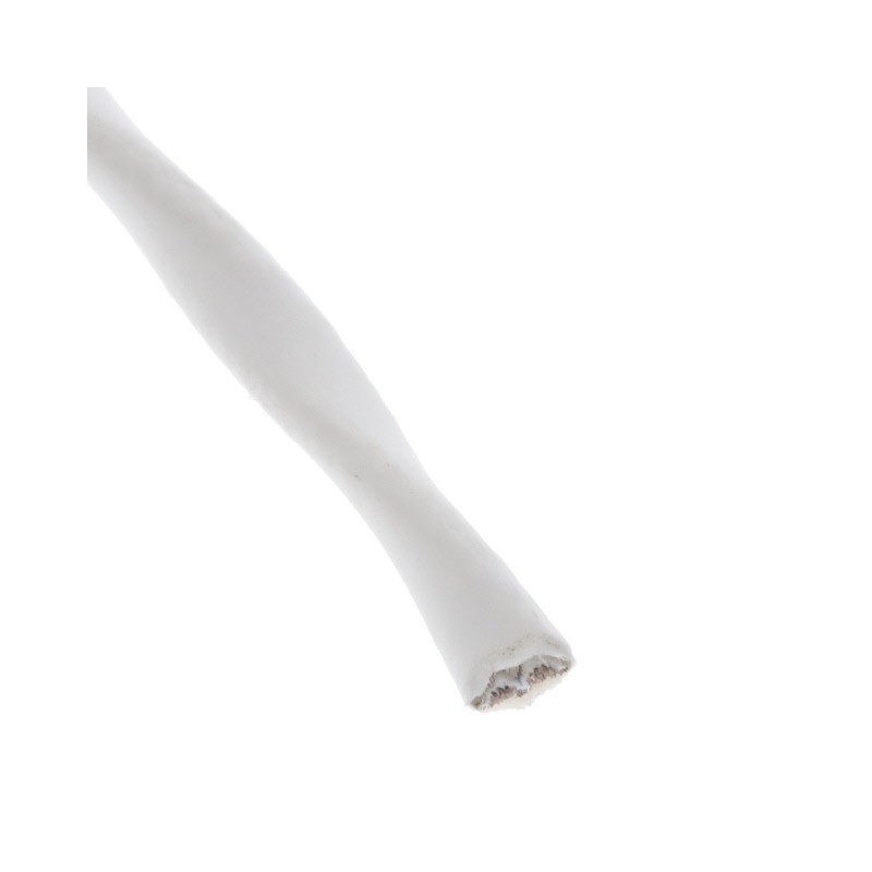 1 pcs : 44AM1121-18-9/96-9CS2275 - CABLE 2CON 18AWG WHT SHLD FEET
