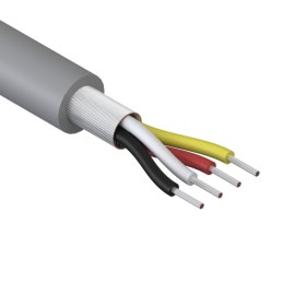 1 pcs : 30-00447 - CABLE 4COND 28AWG GRAY SHLD 1M