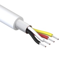 1 pcs : 30-00448 - CABLE 4COND 28AWG WHITE SHLD 1M