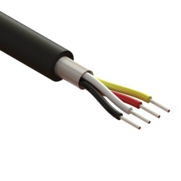 1 pcs : 30-00491 - CABLE 4COND 28AWG BLACK SHLD 1M