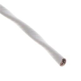 1 pcs : 55A1121-20-0/9-9 - CABLE 2COND 20AWG WHITESHLD FOOT