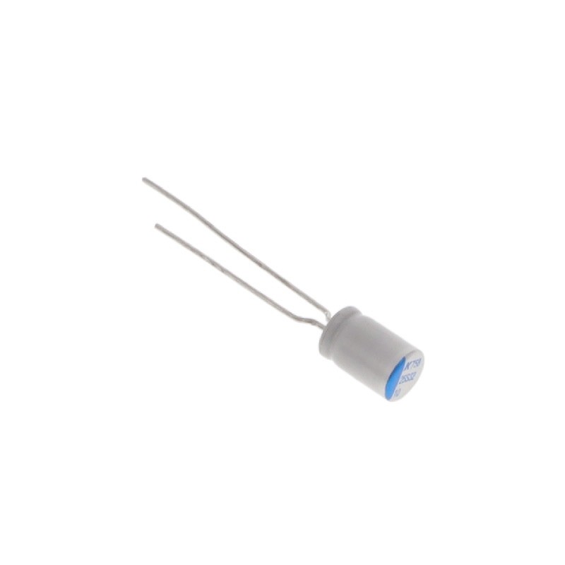 1 pcs : A758BG106M1EDAE070 - CAP ALUM POLY 10UF 20% 25V T/H
