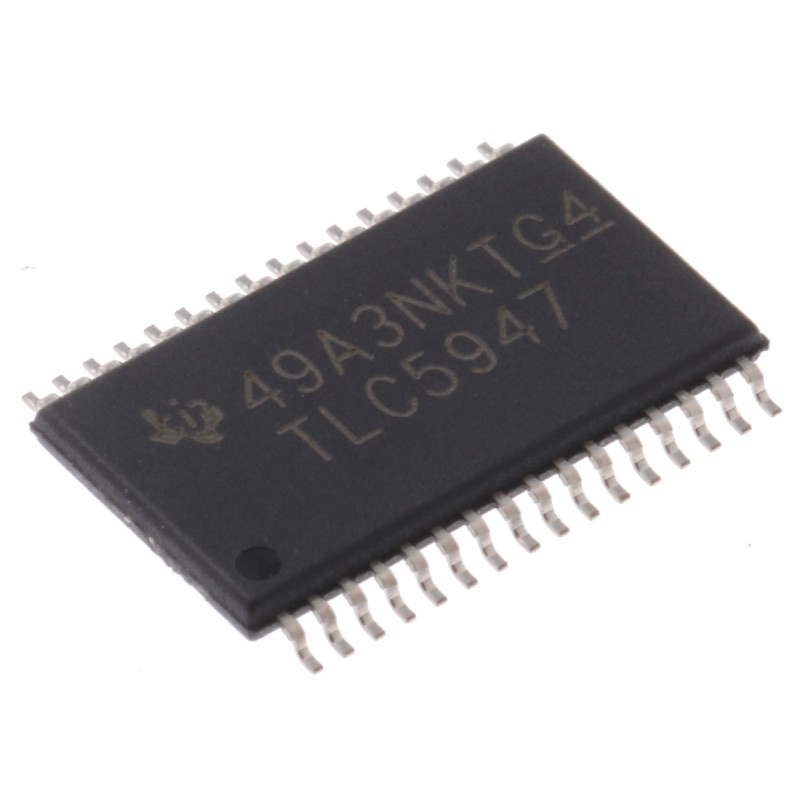 1 pcs - Texas Instruments TLC5947DAP HTSSOP Display Driver, 24 Segment, 32 Pin, 3.3 V, 5 V