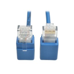 1 pcs : N201-SR2-BL - CABLE MOD 8P8C R/A PLUG-PLUG 2'