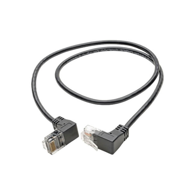 1 pcs : N201-SR2-BK - CABLE MOD 8P8C R/A PLUG-PLUG 2'