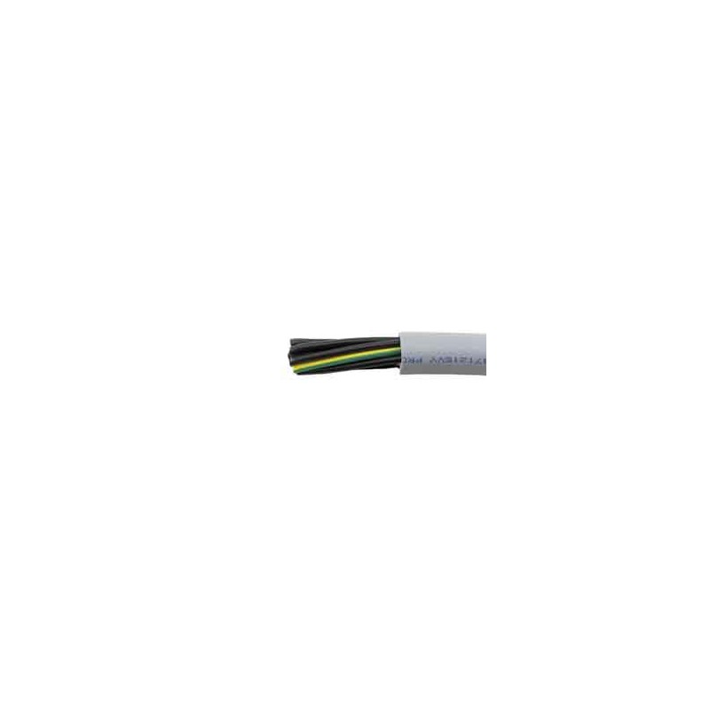 1 Reel of 100 M - Alpha Wire Control Cable, 12 Cores, 1.5 mm², YY, Unscreened, 100m, Grey PVC Sheath