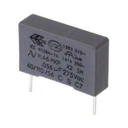 1 pcs : R46KI25600001M - CAP FILM 0.056UF 20% 560VDC RAD