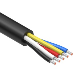 1 pcs : 30-01277 - CABLE 5COND 20AWG BLACK 1M