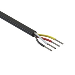 1 pcs : 30-00380 - CABLE 4COND 18AWG BLACK 1M