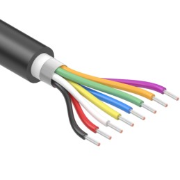 1 pcs : 30-01174 - CBL 8COND 30AWG BLACK SHLD METER