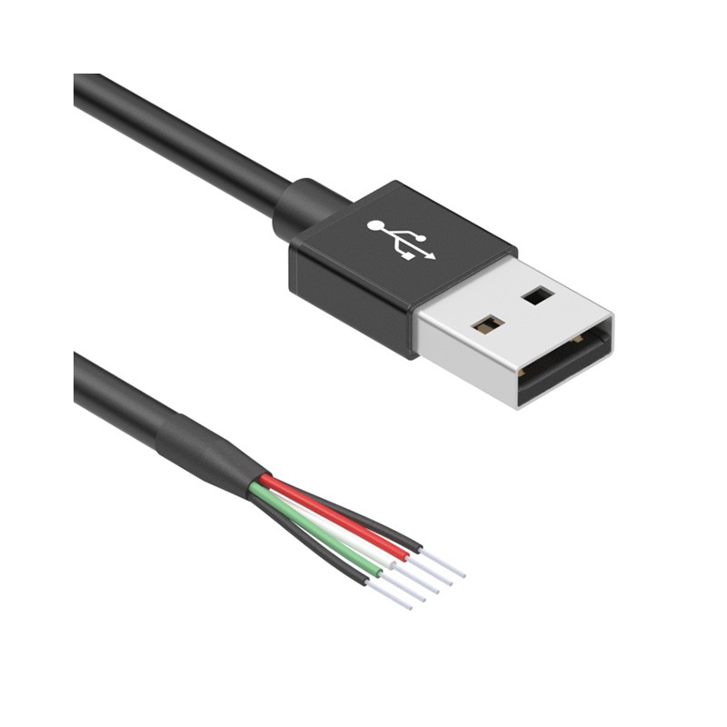 1 pcs : 10-02334 - CBL USB2.0 A PLUG TO OPEN 3.28'