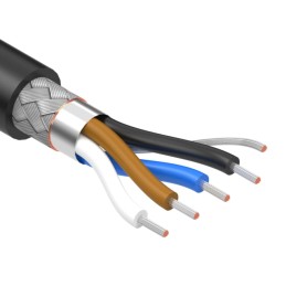 1 pcs : 30-02975 - CABLE 4COND 24AWG BLK SHLD METER