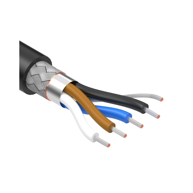 1 pcs : 30-02975 - CABLE 4COND 24AWG BLK SHLD METER