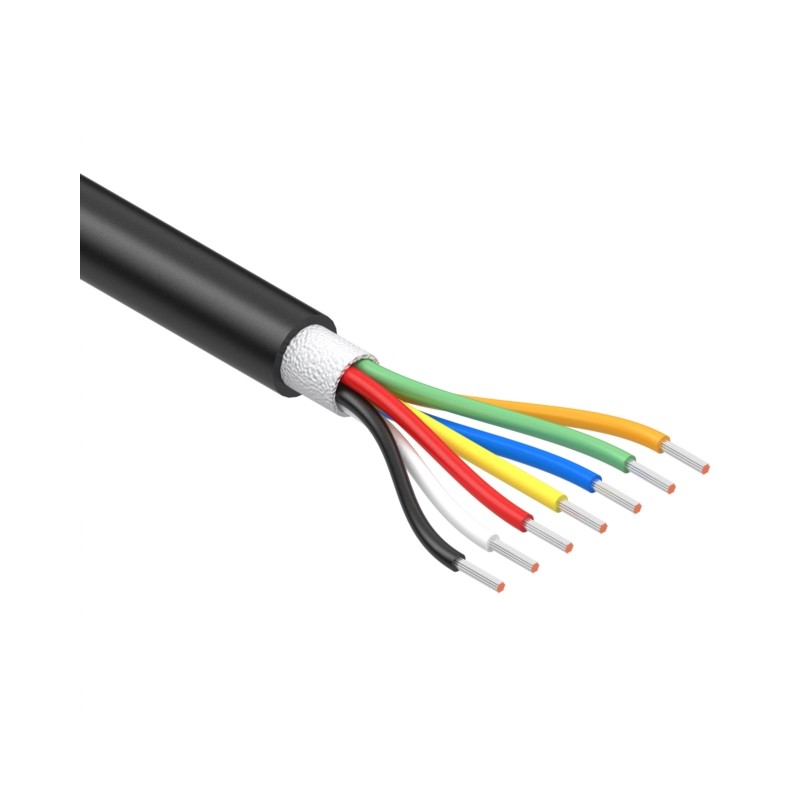 1 pcs : 30-01947 - CABLE 7COND 32AWG BLACK 1M