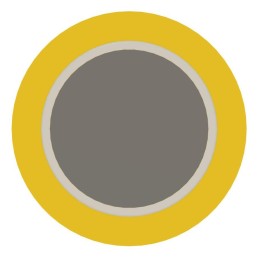 1 pcs : AB2036B-2 - 6.3 kHz Standard Buzzer Element 30V p-p 0.787' Dia (20.00mm) 500 Ohms