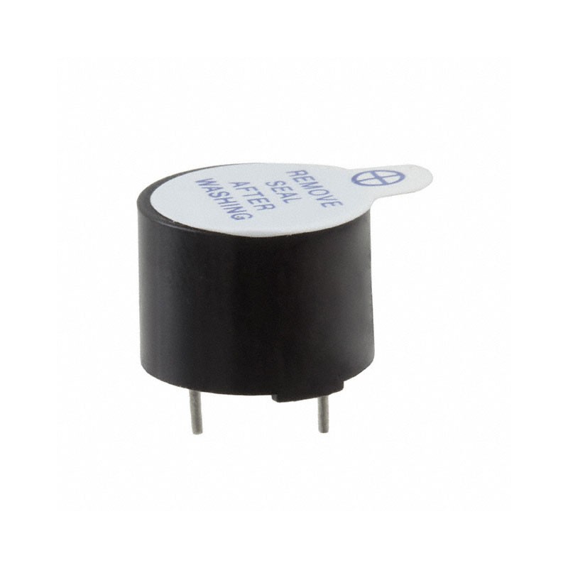 1 pcs : AT-1224-TWT-5V-2-R - Buzzers Transducer, Externally Driven Electromechanical/Magnetic 5 V 40mA 2.4kHz 87dB @ 5V, 10cm Th