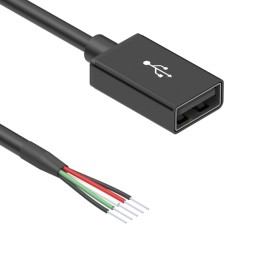 1 pcs : 10-02336 - CBL USB2.0 A RCPT TO OPEN 3.28'