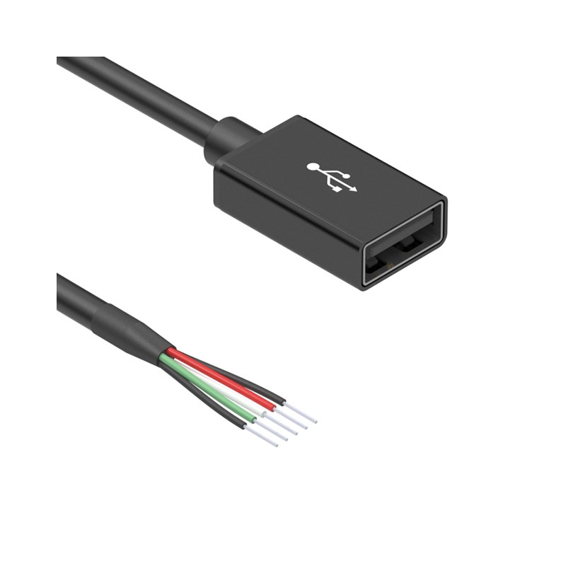 1 pcs : 10-02336 - CBL USB2.0 A RCPT TO OPEN 3.28'