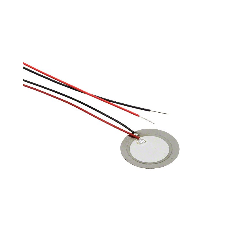 1 pcs : AB2040S-LW100-R - 4 kHz Standard Buzzer Element 30V p-p 0.787' Dia (20.00mm) 350 Ohms